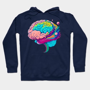 Brainbow - Brain with rainbow colors Hoodie